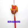 印花招財貓掛件中國結(jié)
