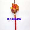 印花招財貓掛件C中國結